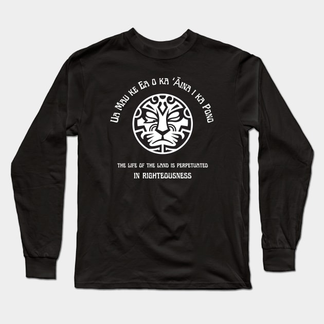 Logo Version: The life of the land is perpetuated in righteousness Long Sleeve T-Shirt by Mister Jinrai